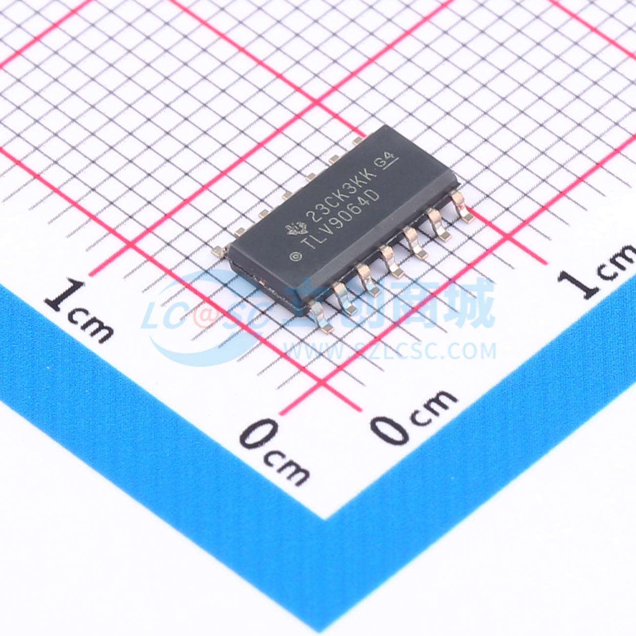 IC Khuếch Đại Thuật Toán TLV9064IDR Texas Instruments SOIC-14 4 kênh Rail-to-Rail 5.5 V 10 MHz - Techcore Việt Nam