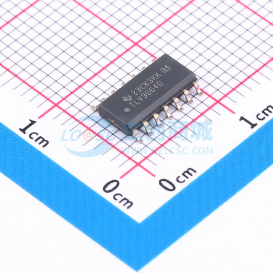 IC Khuếch Đại Thuật Toán TLV9064IDR Texas Instruments SOIC-14 4 kênh Rail-to-Rail 5.5 V 10 MHz - Techcore Việt Nam
