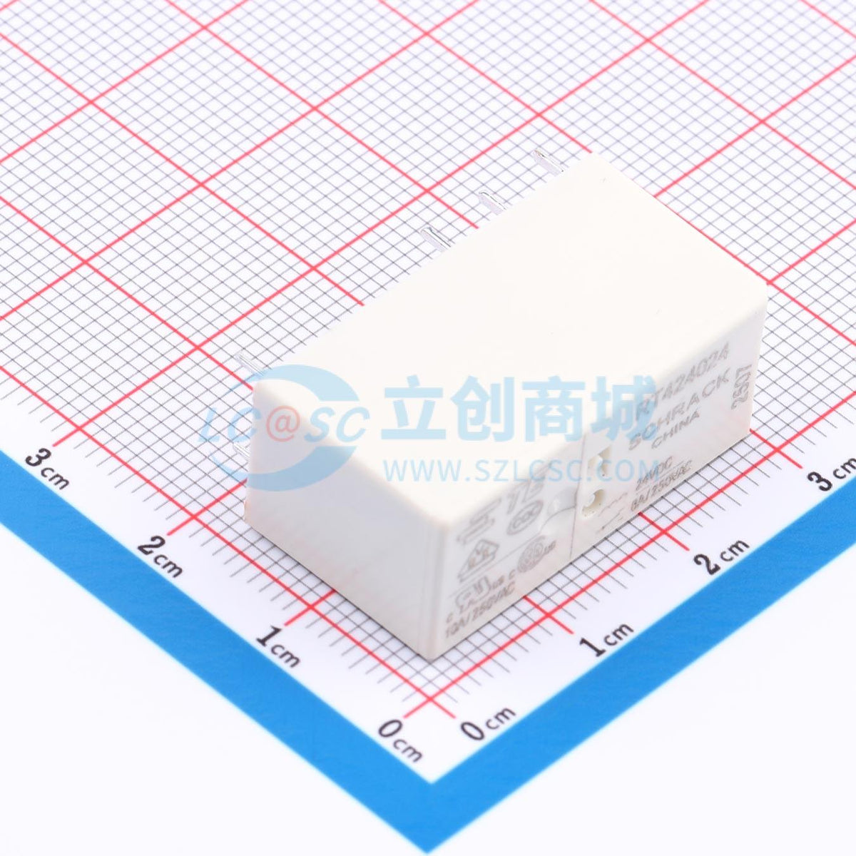 Rơ-le công suất RT424024 TE Connectivity 24V THT,29x12.7mm - Techcore Việt Nam