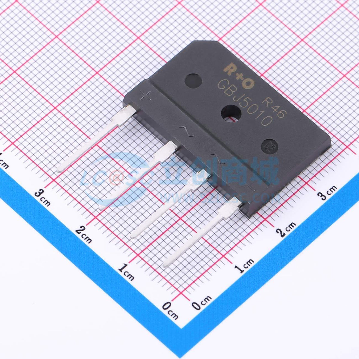 Cầu chỉnh lưu GBJ5010 R+O 1.1V@25A - Techcore Việt Nam