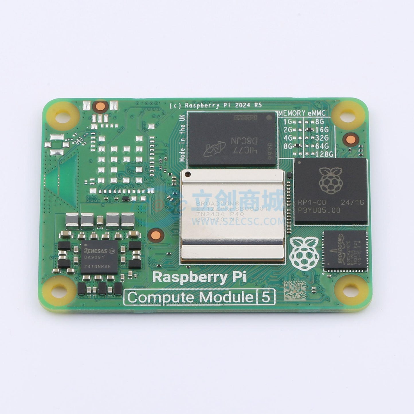 Bo mạch phát triển và công cụ phát triển CM5008016 (Compute Module CM5, 8GB RAM/16GB eMMC, Non-Wireless) Raspberry Pi - Techcore Việt Nam