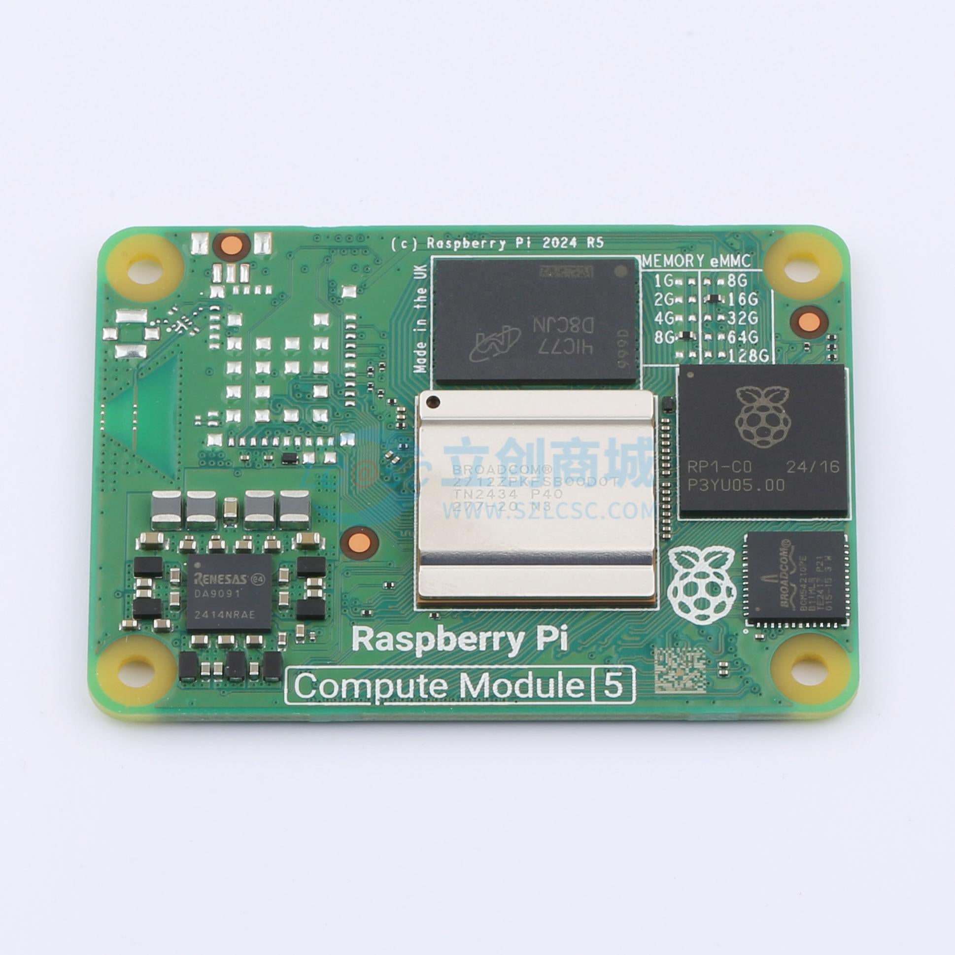 Bo mạch phát triển và công cụ phát triển CM5008016 (Compute Module CM5, 8GB RAM/16GB eMMC, Non-Wireless) Raspberry Pi - Techcore Việt Nam