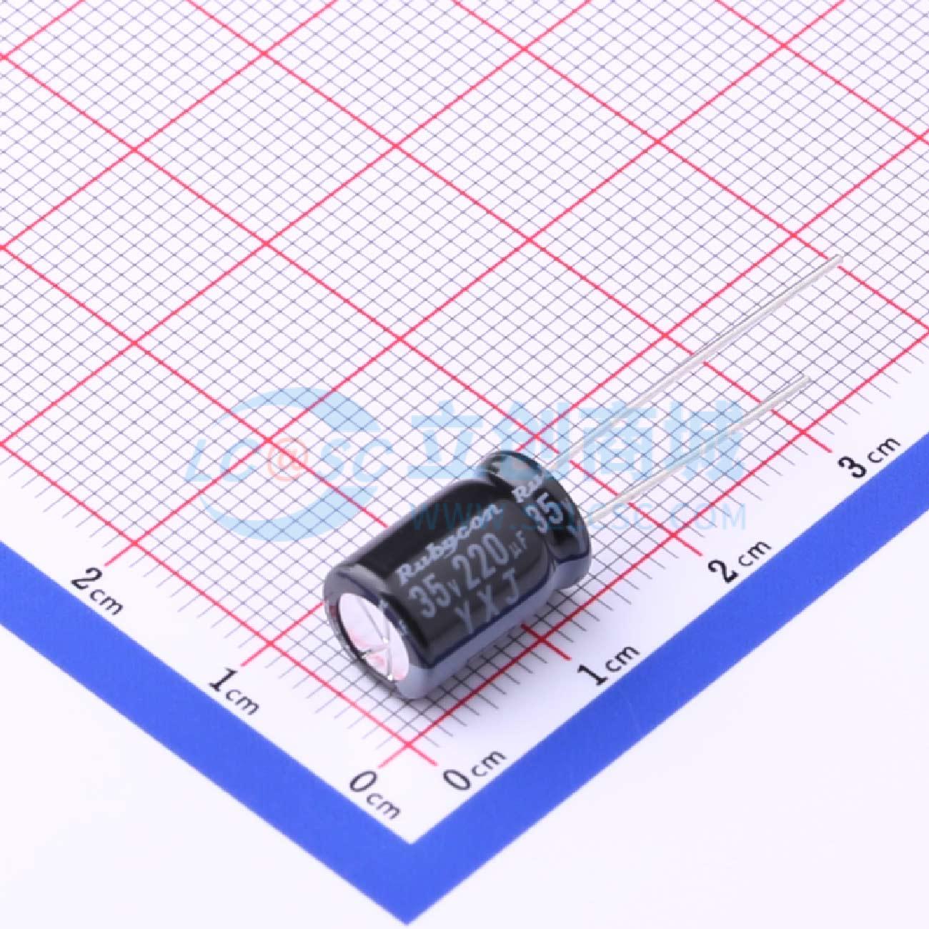 Linh kiện điện tử 35YXJ220M8X11.5 Rubycon - Techcore Việt Nam