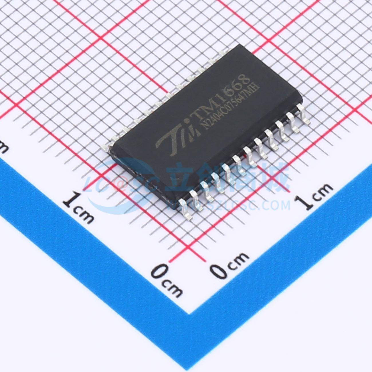 IC điều khiển LED TM1668-SOP24-TA2108 TM SOP-24 1V - Techcore Việt Nam
