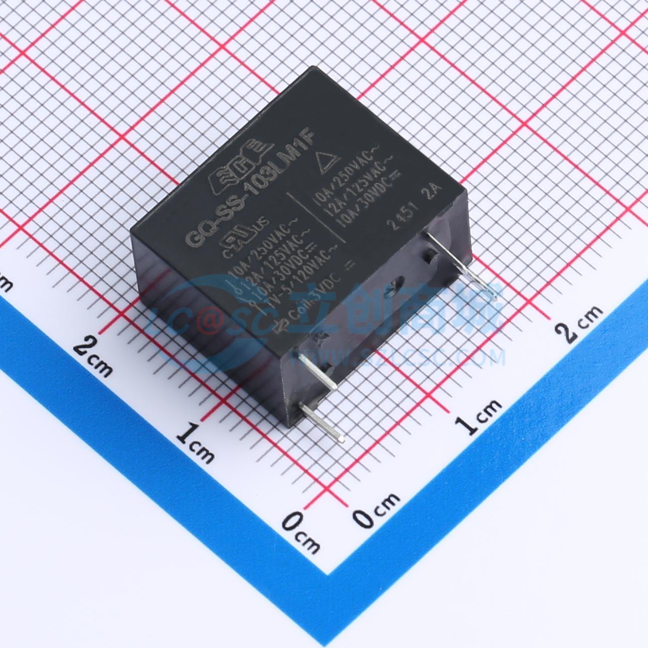 Rơ-le điện tử ETR-GQ-SS-103LM1FZ ECE 3V THT,18.2x10mm - Techcore Việt Nam