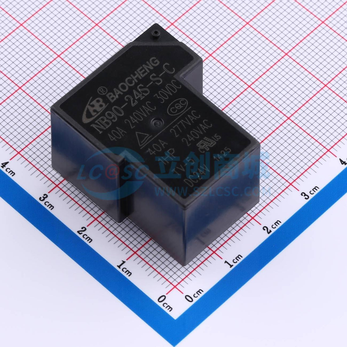 Rơ-le điện tử NB90-24S-S-C 40A NBC 24V THT - Techcore Việt Nam