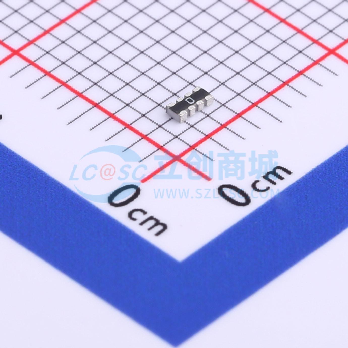 Mạng Điện Trở 4D02WGJ0000TCE UNI-ROYAL 0402x4 0Ω ±5% 62.5mW - Techcore Việt Nam