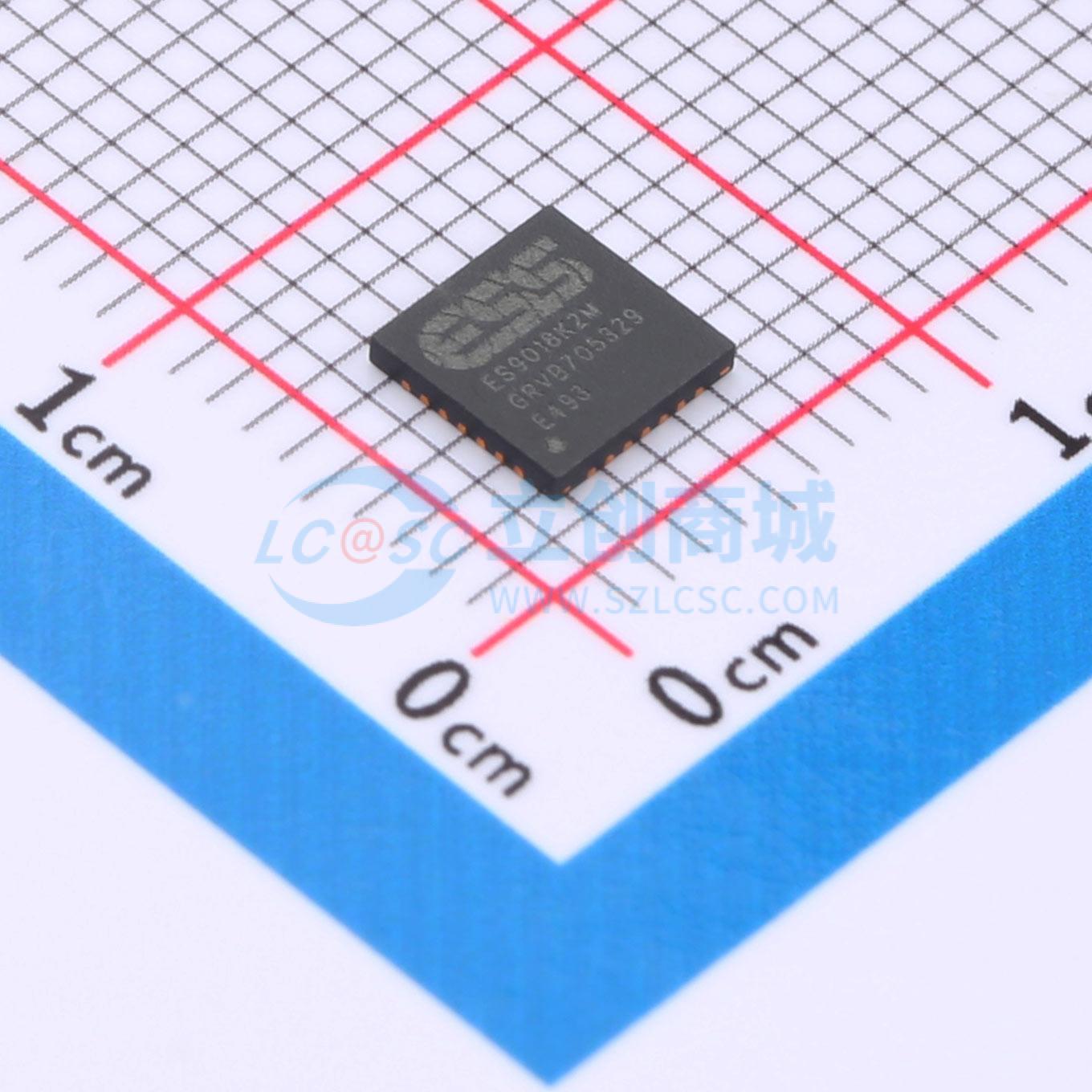 IC DAC ES9018K2M QFN-28-EP(5x5) - Techcore Việt Nam