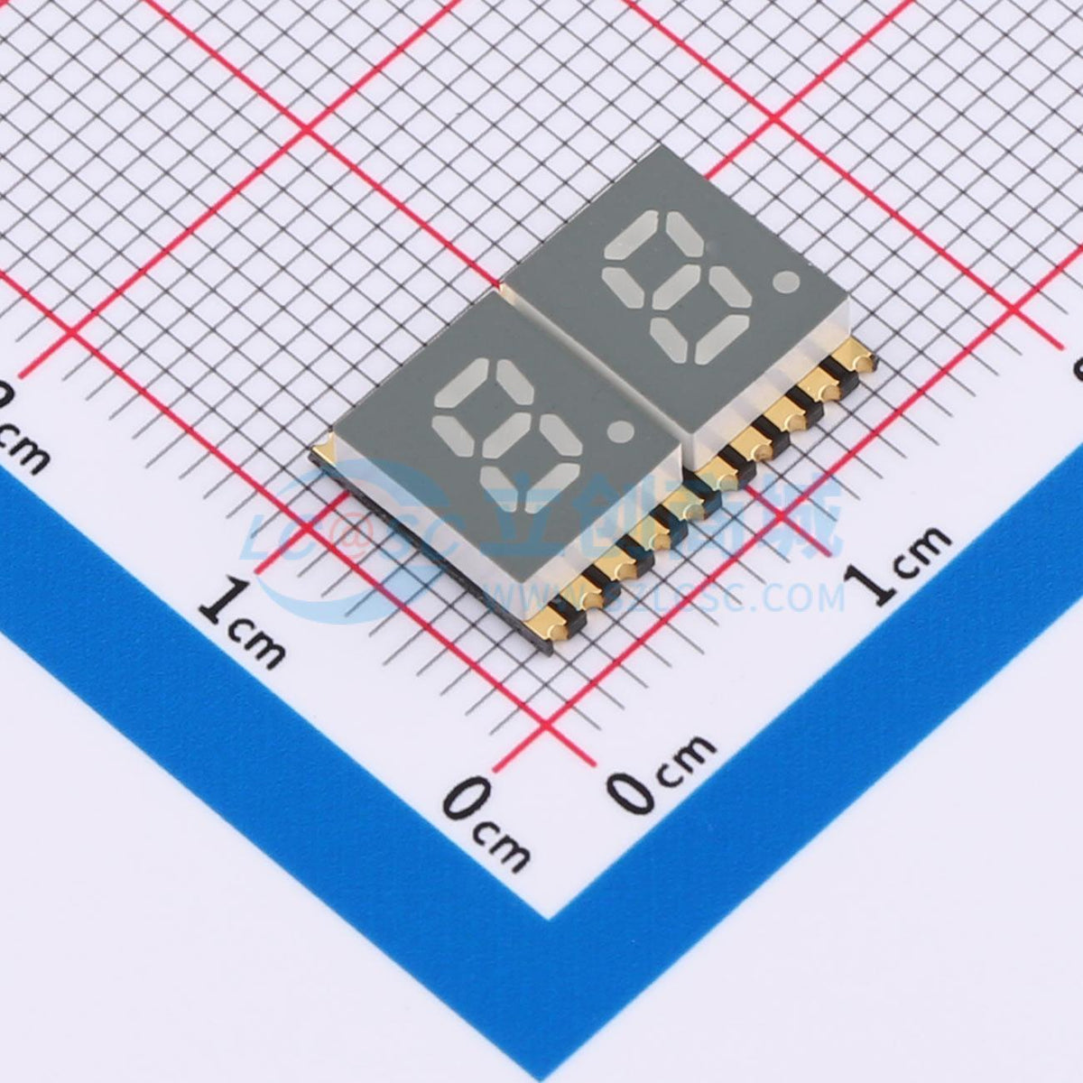 LED 7 đoạn GS2020CG-G Guangcai Display SMD,14.1x10mm - Techcore Việt Nam