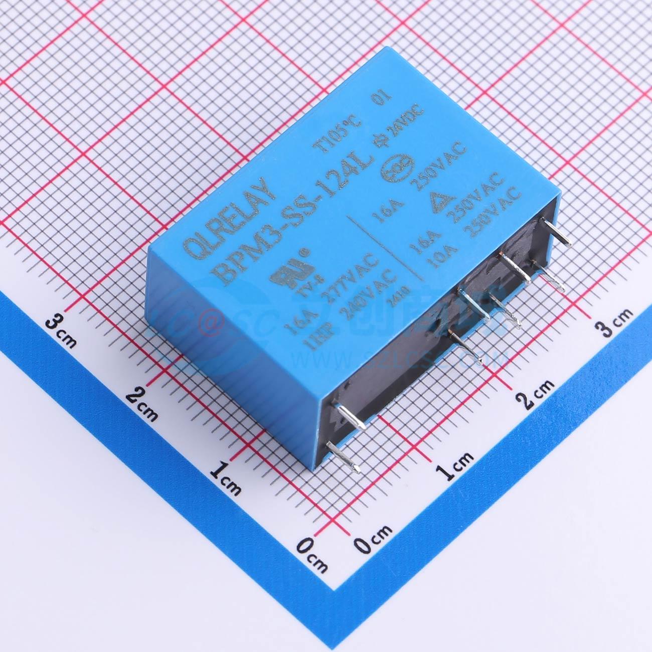 Rơ-le công suất BPM3-SS-124L QLRELAY 12V THT,29.2x12.8mm - Techcore Việt Nam