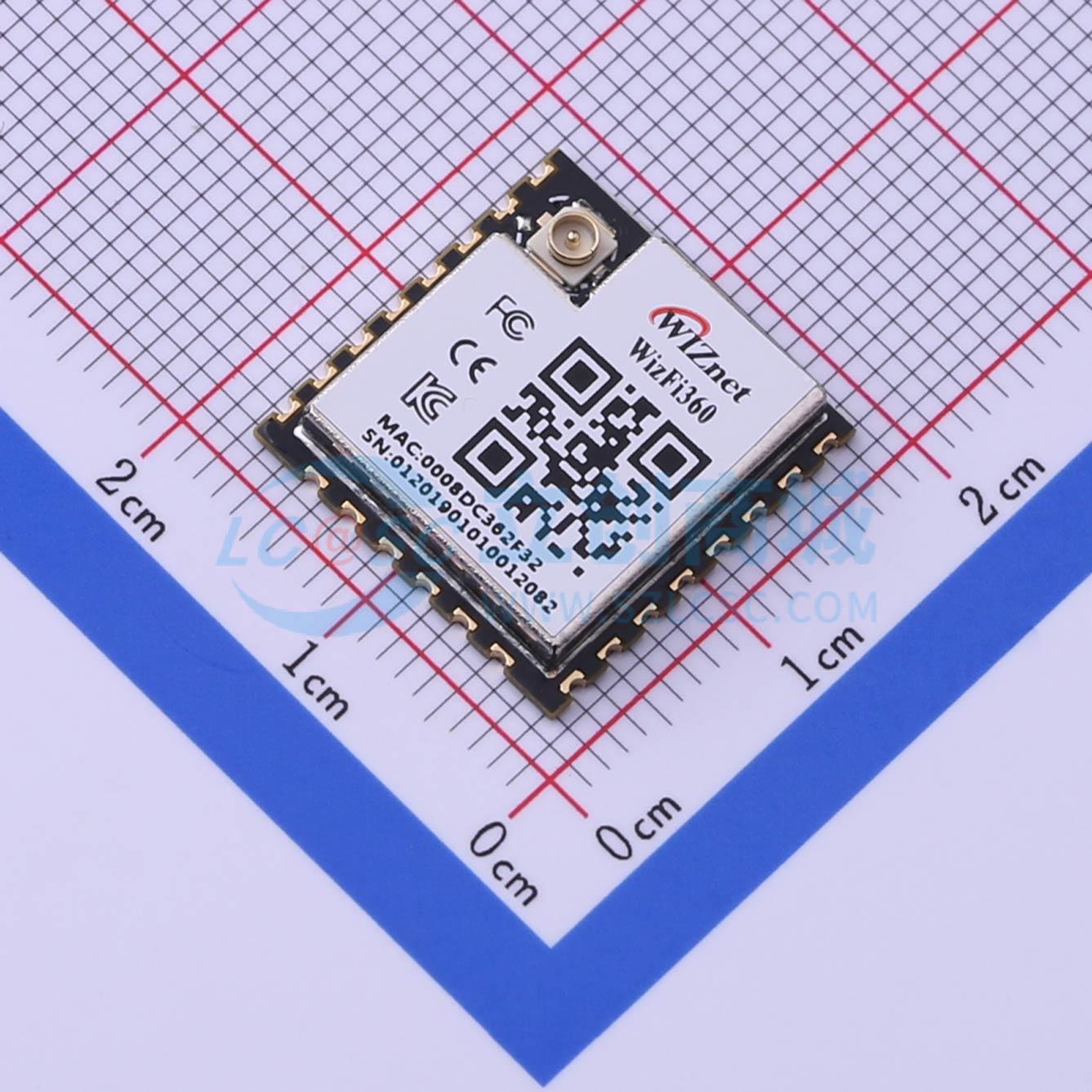 Module WiFi WizFi360-CON WIZNET SMD 17x16mm 2.4GHz - Techcore Việt Nam