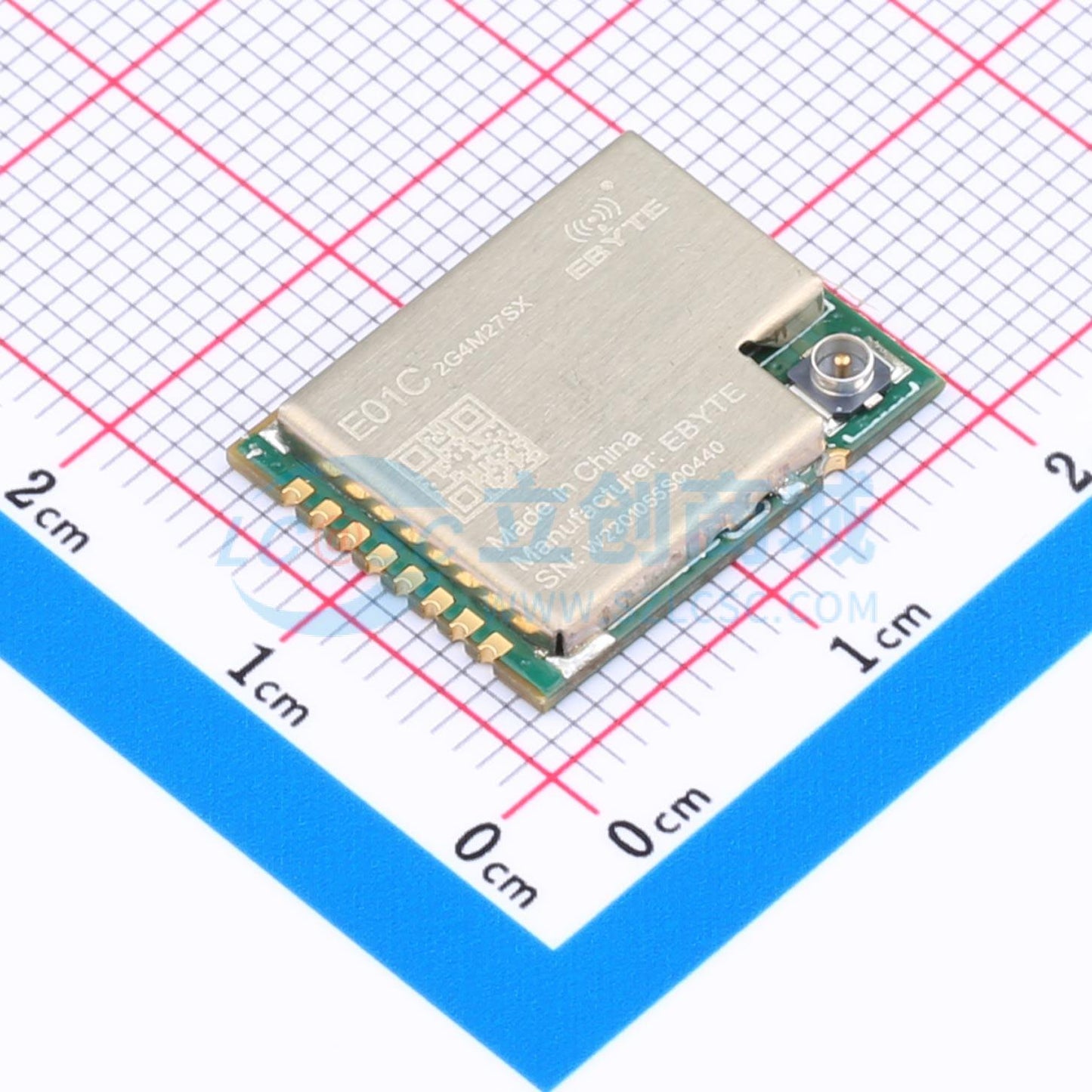 Module RF E01C-2G4M27SX EBYTE SMD 18x14.5mm 2.4GHzThu phátSi24R1+PA+LNAnRF24L01 - Techcore Việt Nam