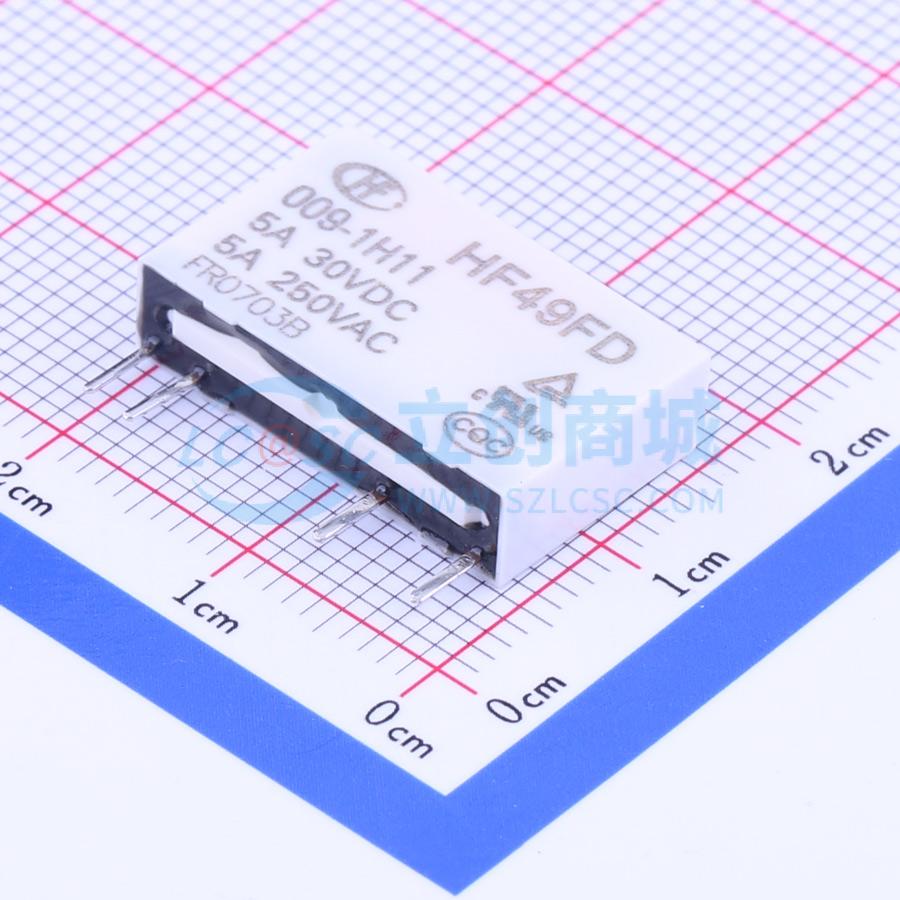 Rơ-le điện tử HF49FD-009-1H11 HF 9V SIP,20x5mm - Techcore Việt Nam