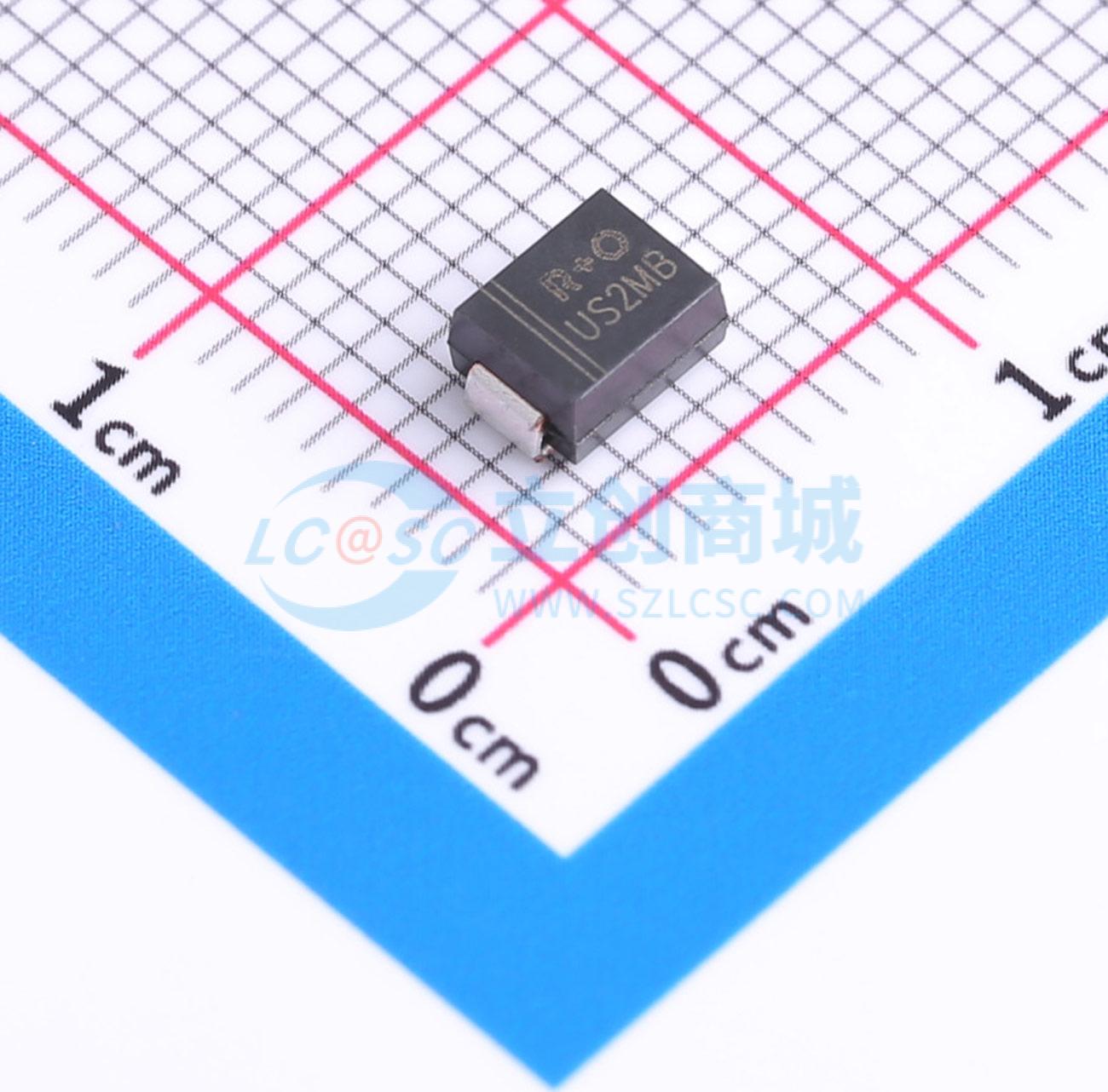 Diode phục hồi nhanh US2MB R+O SMB 1.7V@2A - Techcore Việt Nam