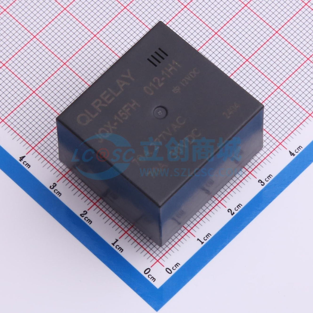 Rơ-le công suất JQX-15FH 012-1H1 QLRELAY 12V THT,34x32mm - Techcore Việt Nam