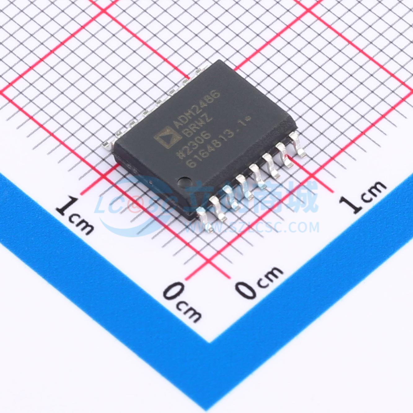 IC Thu Phát RS485/RS422 Cách Ly ADM2486BRWZ-REEL ADI SOIC-16-300mil 20Mbps 2500 - Techcore Việt Nam