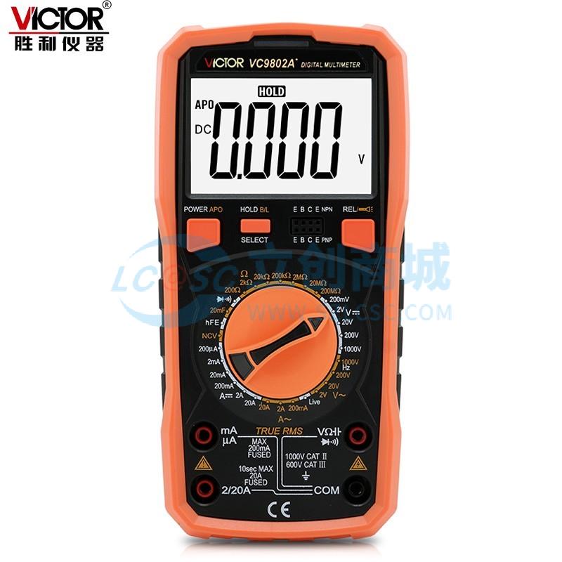Đồng hồ vạn năng VC9802A+ VICTOR Kiểm tra diode Dùng Cho Đo Kiểm Điện Tử - Techcore Việt Nam