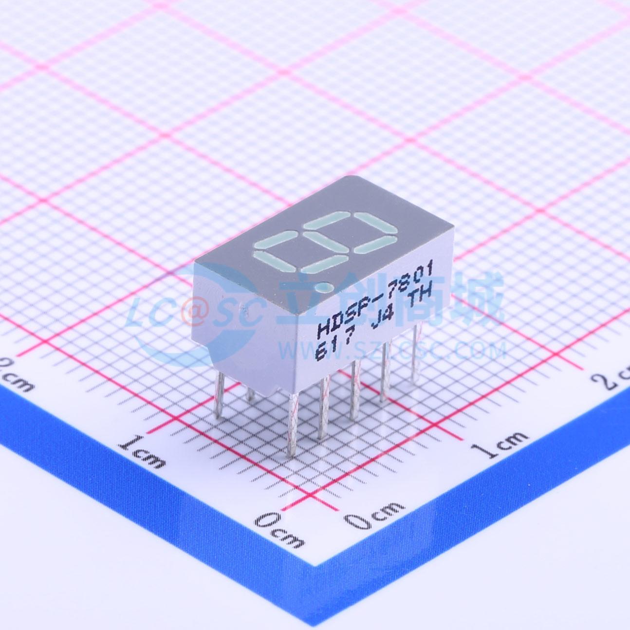 LED 7 đoạn HDSP-7801 Broadcom Anode chung - Techcore Việt Nam