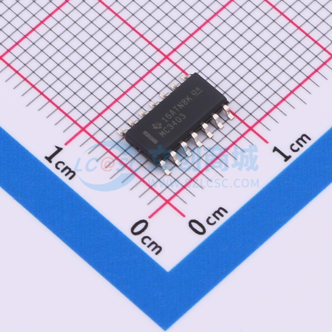IC Khuếch Đại Thuật Toán MC3403DR Texas Instruments SOIC-14 4 kênh 30 V 1 MHz - Techcore Việt Nam