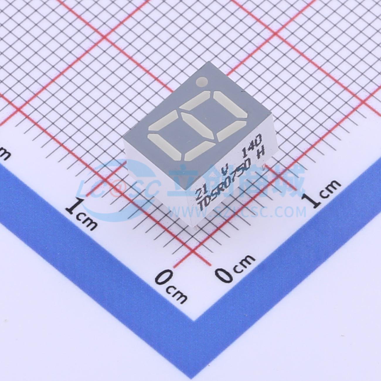 LED 7 đoạn TDSR0750 Vishay Anode chung - Techcore Việt Nam