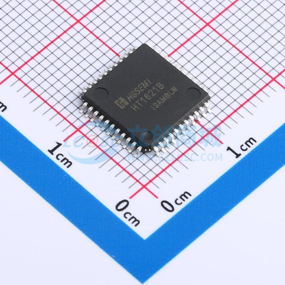 IC điều khiển LCD HT1621BDQ HGSEMI LQFP-44(10.1x10.1) 1V - Techcore Việt Nam