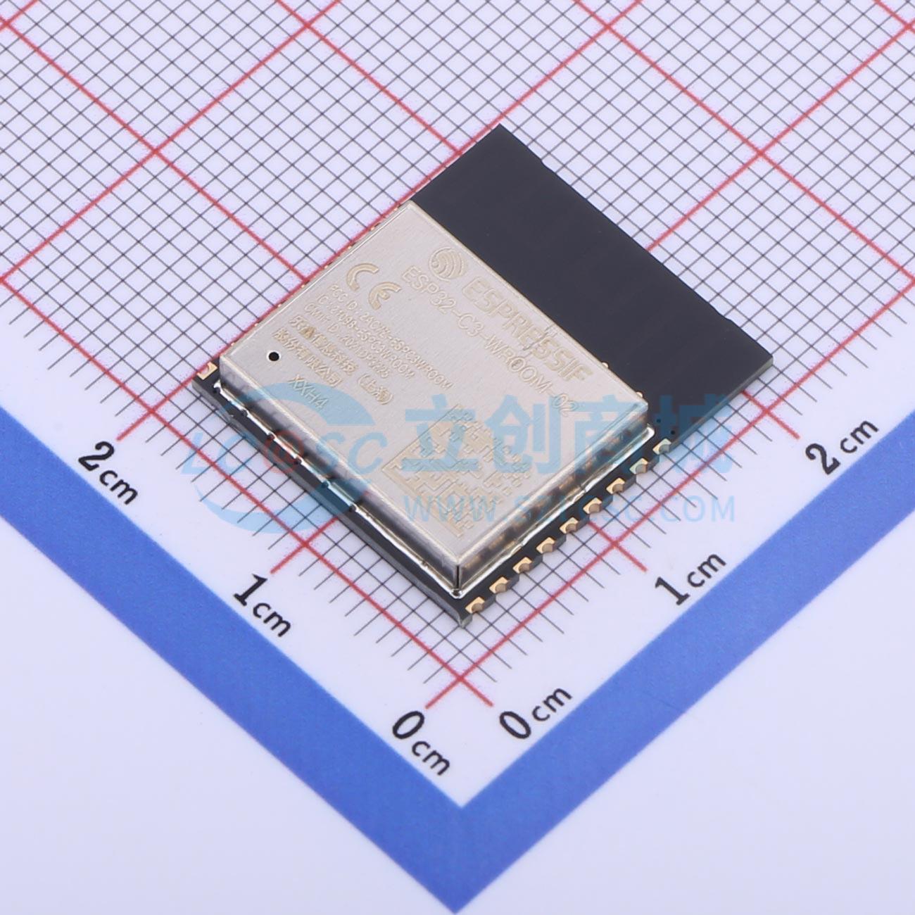 Module WiFi ESP32-C3-WROOM-02-H4 ESPRESSIF SMD 20x18mm 2.4GHz - Techcore Việt Nam
