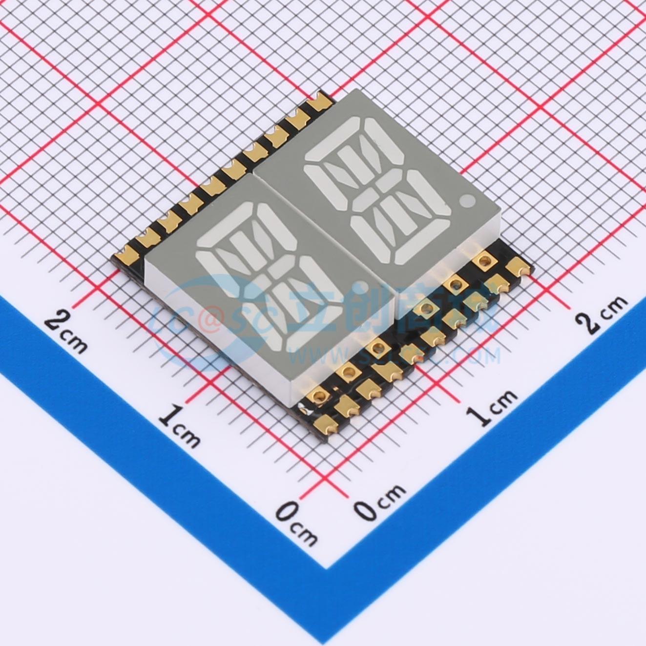 LED 7 đoạn GS4021CW-G Guangcai Display SMD,19x18.8mm Cathode chung - Techcore Việt Nam