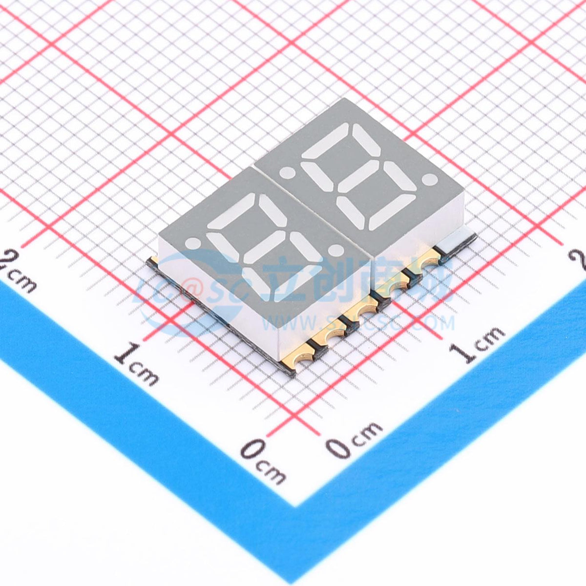 LED 7 đoạn GS2822APG-G Guangcai Display SMD - Techcore Việt Nam