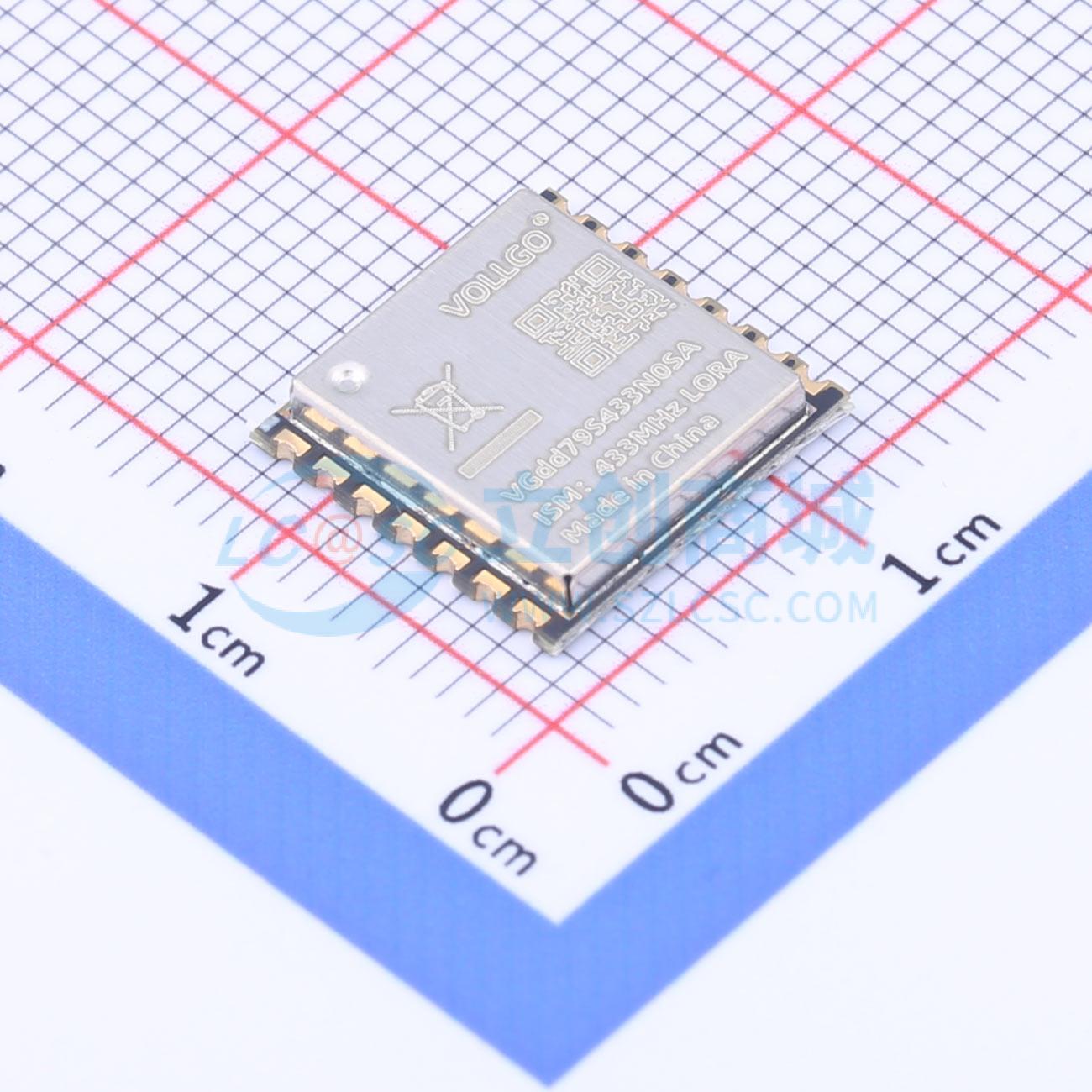 Module LoRa VGdd79S433N0SA Vollgo SMD 11.5x11.5mm 433MHz - Techcore Việt Nam