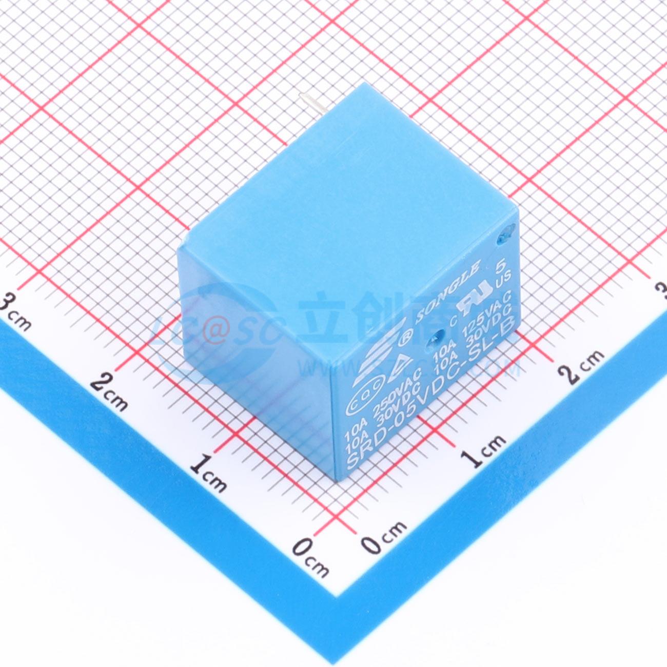 Rơ-le điện tử SRD-05VDC-SL-B SONGLE 5V THT,19.2x15.5mm - Techcore Việt Nam
