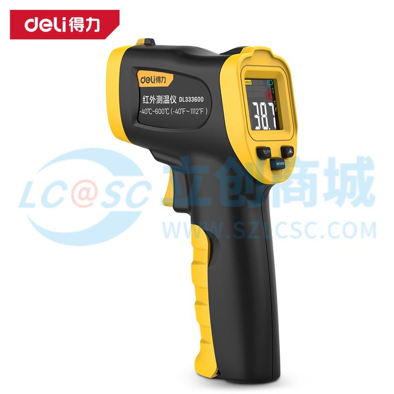 Máy đo nhiệt độ hồng ngoại DL333600 Deli Tools 40℃ 600℃ - Techcore Việt Nam