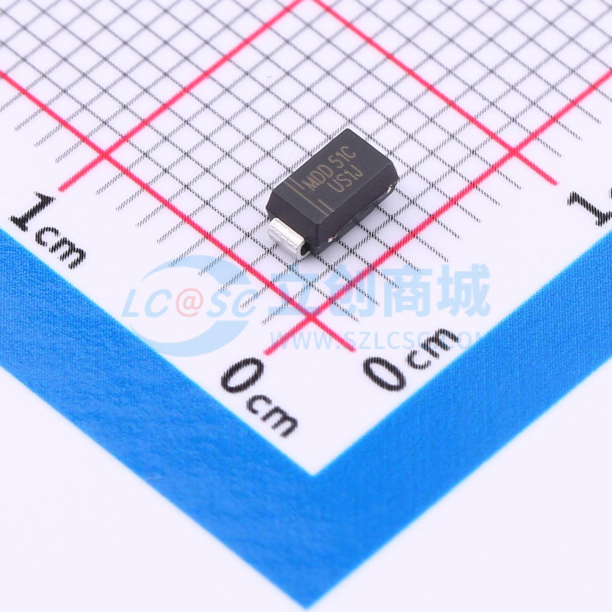 Diode phục hồi nhanh US1J MDD SMA 1.65V@1A - Techcore Việt Nam