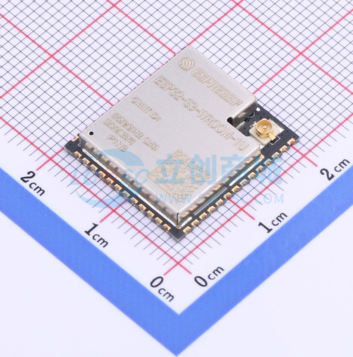 Module WiFi ESP32-S3-WROOM-1U-N8 ESPRESSIF SMD 19.2x18mm 2.4GHz - Techcore Việt Nam