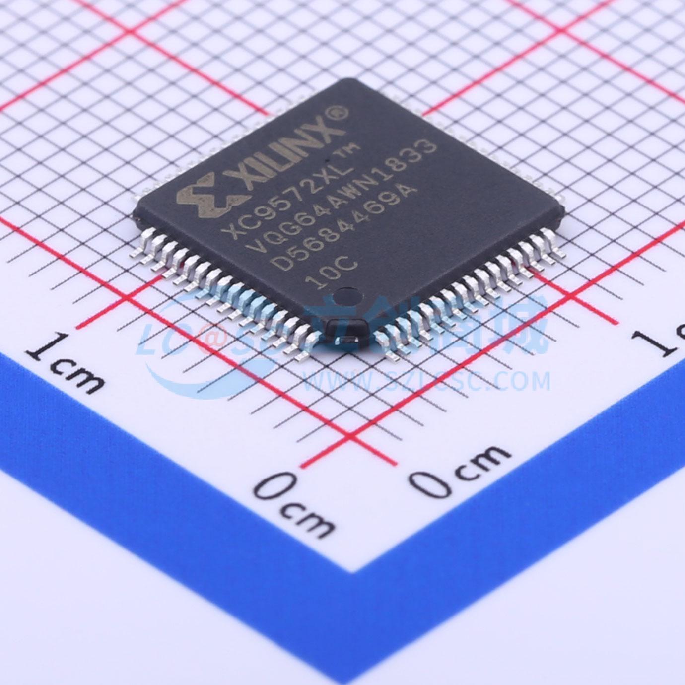 IC logic XC9572XL-10VQG64C AMD/XILINX LQFP-64(10x10) - Techcore Việt Nam