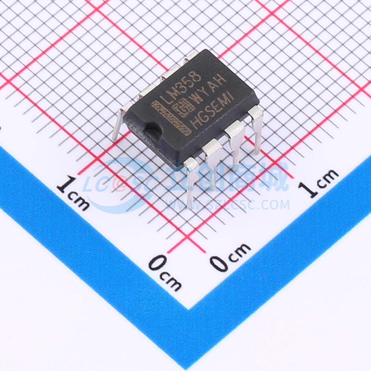 IC Khuếch Đại Thuật Toán LM358N HGSEMI DIP-8 2 kênh 1.2 MHz - Techcore Việt Nam