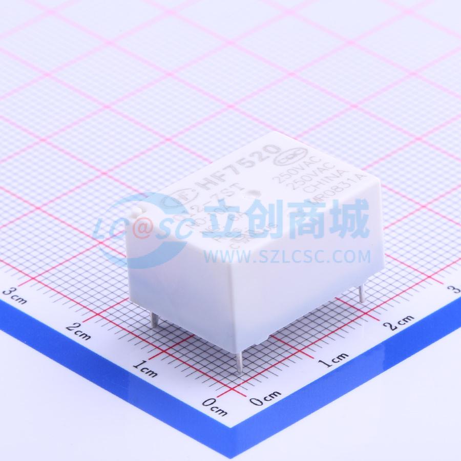 Rơ-le điện tử HF7520-012-ZST HF 12V THT,22x16mm - Techcore Việt Nam