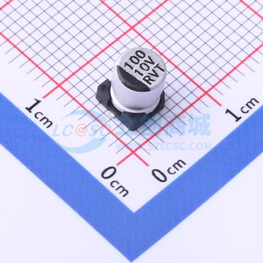 Linh kiện điện tử RVT100UF10V67RV0036 KNSCHA SMD,D5xL5.4mm - Techcore Việt Nam