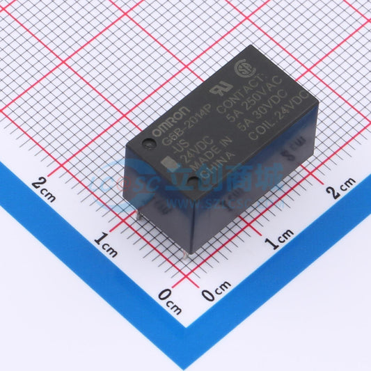 Rơ-le công suất G6B-2014P-US DC24 OMRON 24V DIP-6P,20x11mm - Techcore Việt Nam