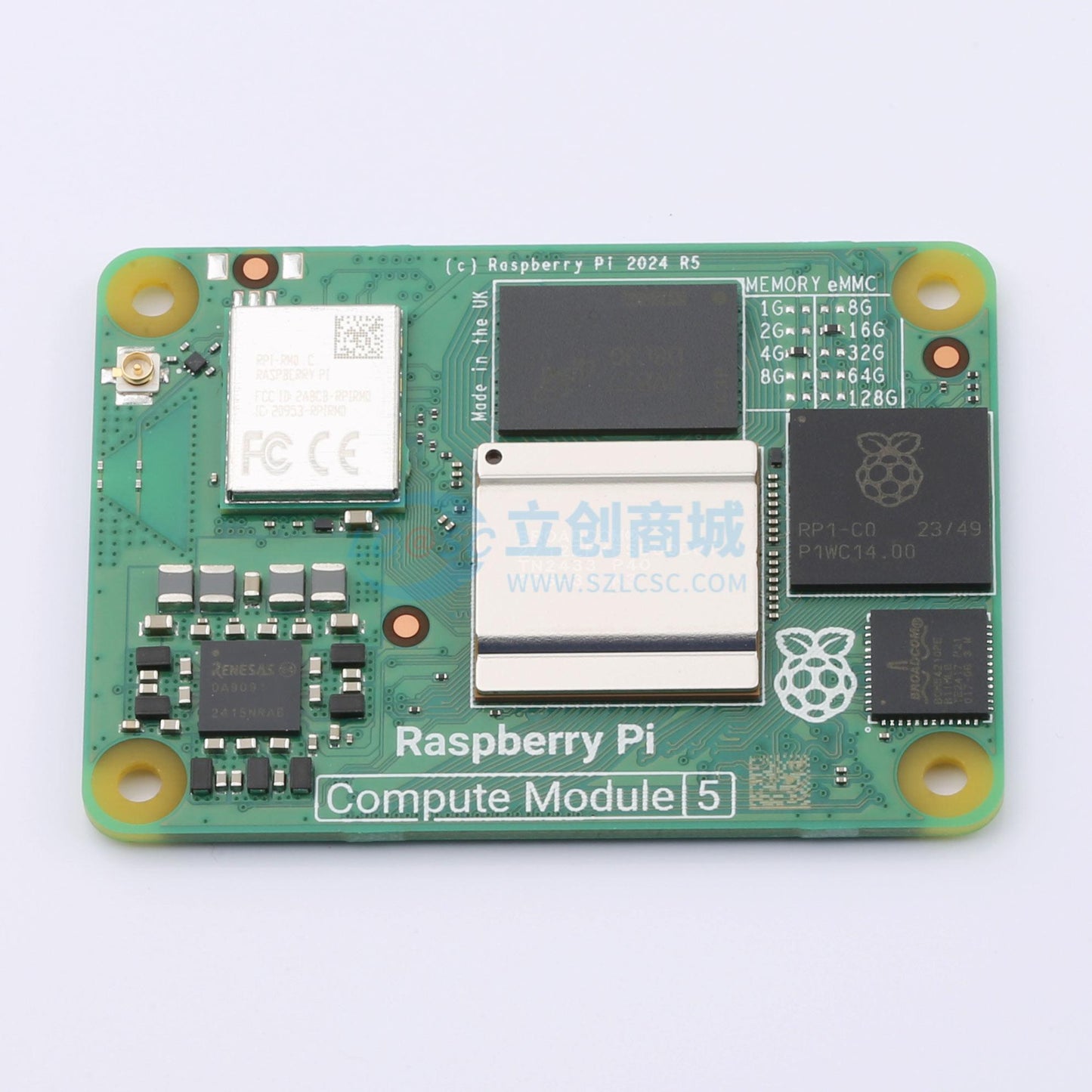 Bo mạch phát triển và công cụ phát triển CM5104016 (Compute Module CM5, 4GB RAM/16GB eMMC, Wireless) 9 - Techcore Việt Nam