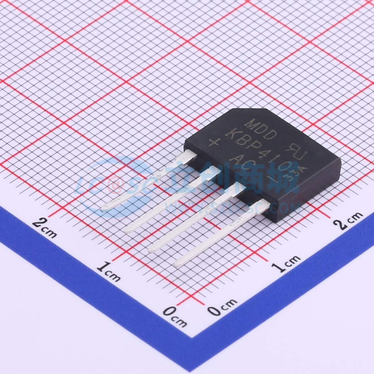 Cầu chỉnh lưu KBP410 MDD 1.1V@4A - Techcore Việt Nam