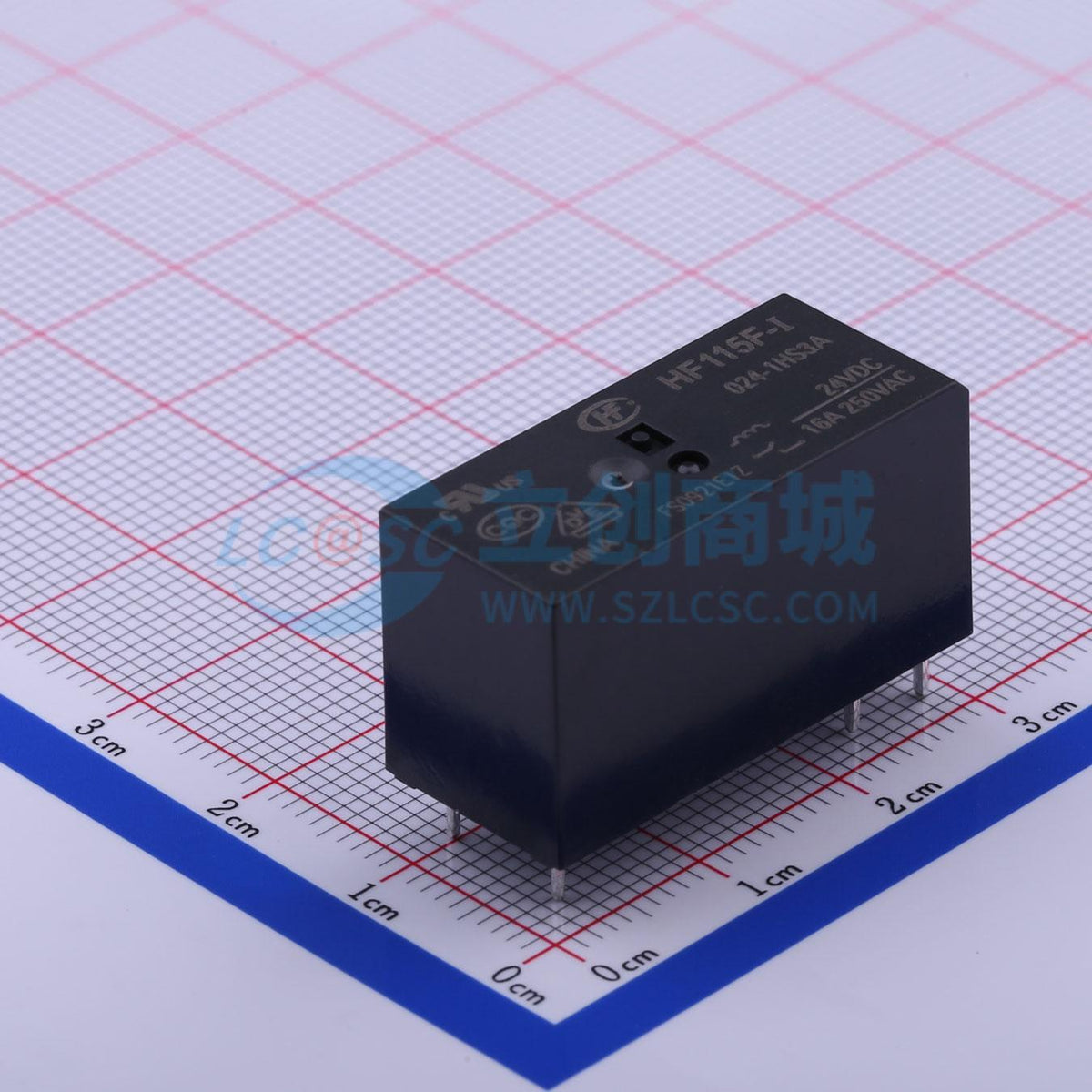 Rơ-le điện tử HF115F-I/024-1HS3A HF DIP,29x12.7mm - Techcore Việt Nam