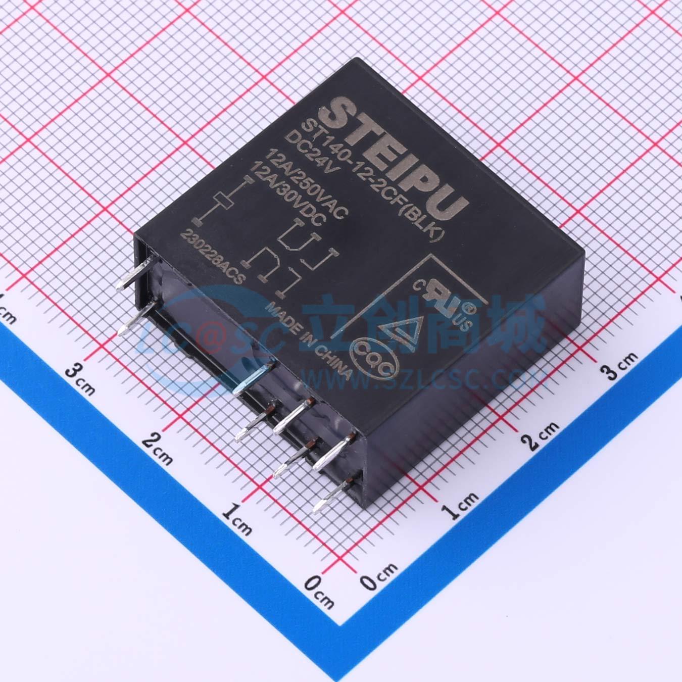 Rơ-le công suất ST140-12-2CF(BLK)/DC24V STEIPU 24V THT,29x12.7mm - Techcore Việt Nam