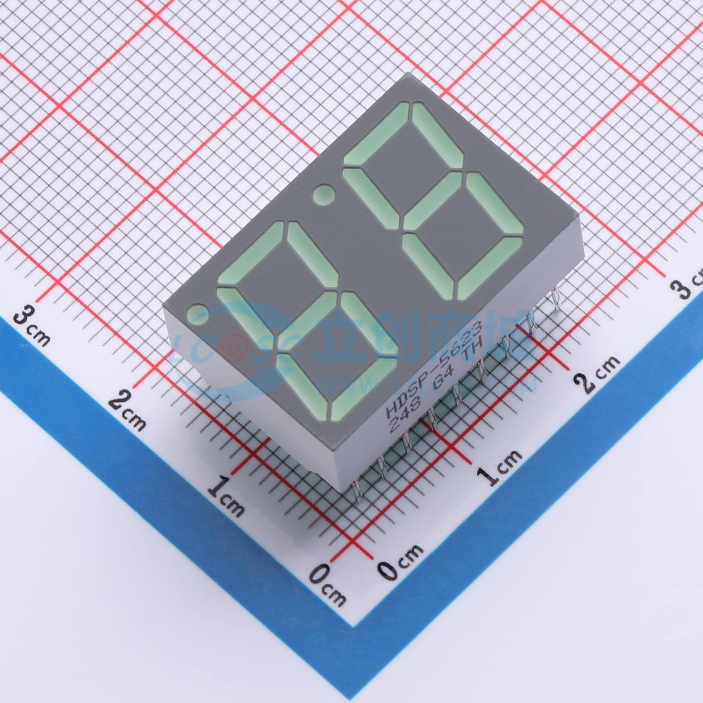 LED 7 đoạn HDSP-5623 Broadcom DIP-18 Cathode chung - Techcore Việt Nam
