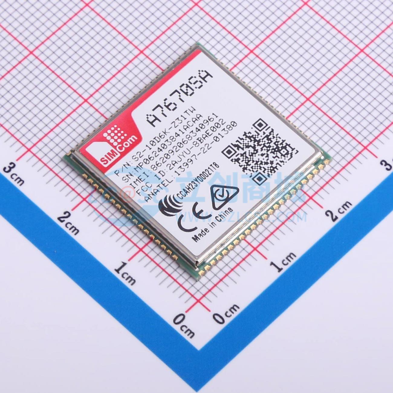 Module Di Động 2G/3G/4G/5G A7670SA-LASC SIMCOM SMD 24x24mm GSM, LTE - Techcore Việt Nam