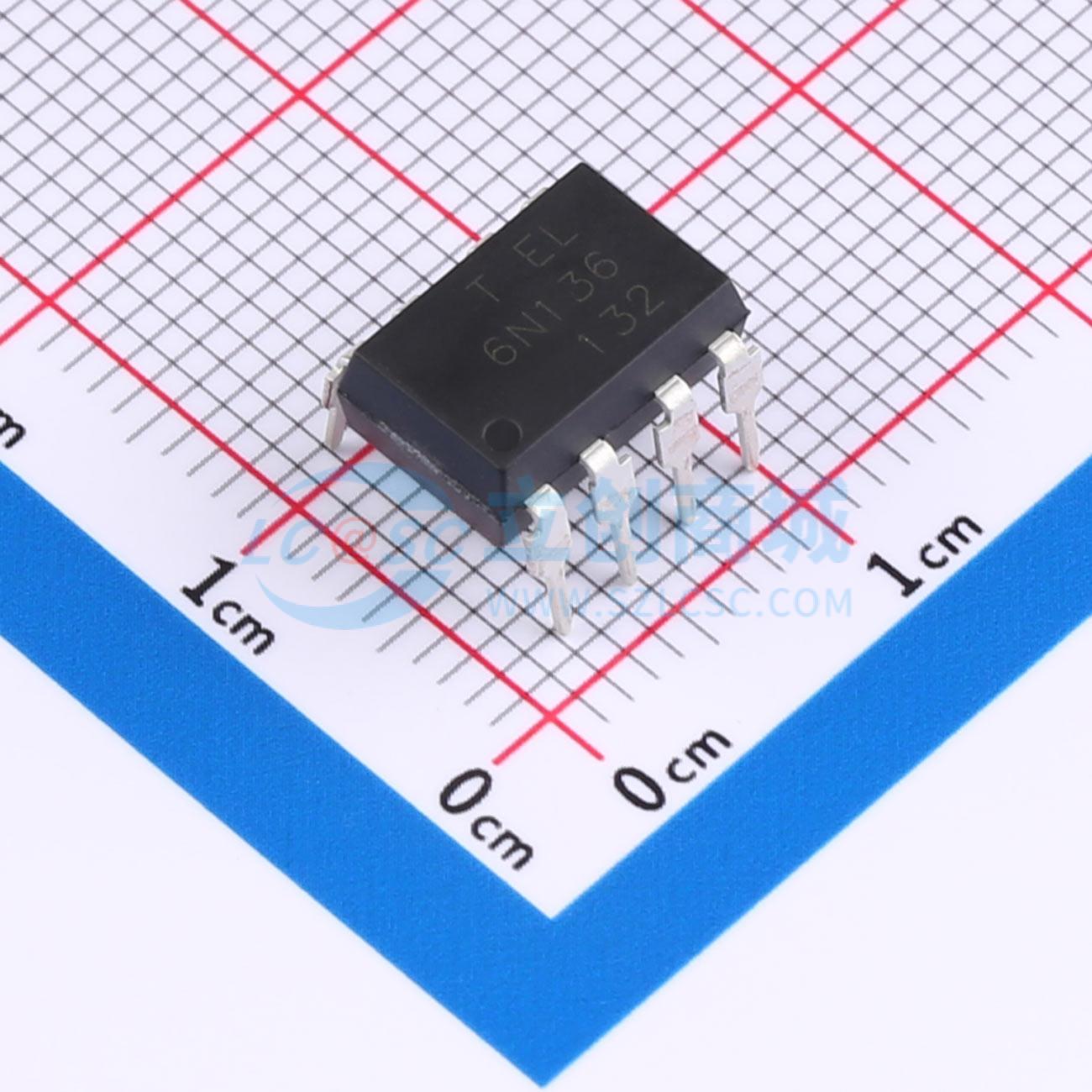 Optocoupler logic 6N136 EVERLIGHT DIP-8 - Techcore Việt Nam
