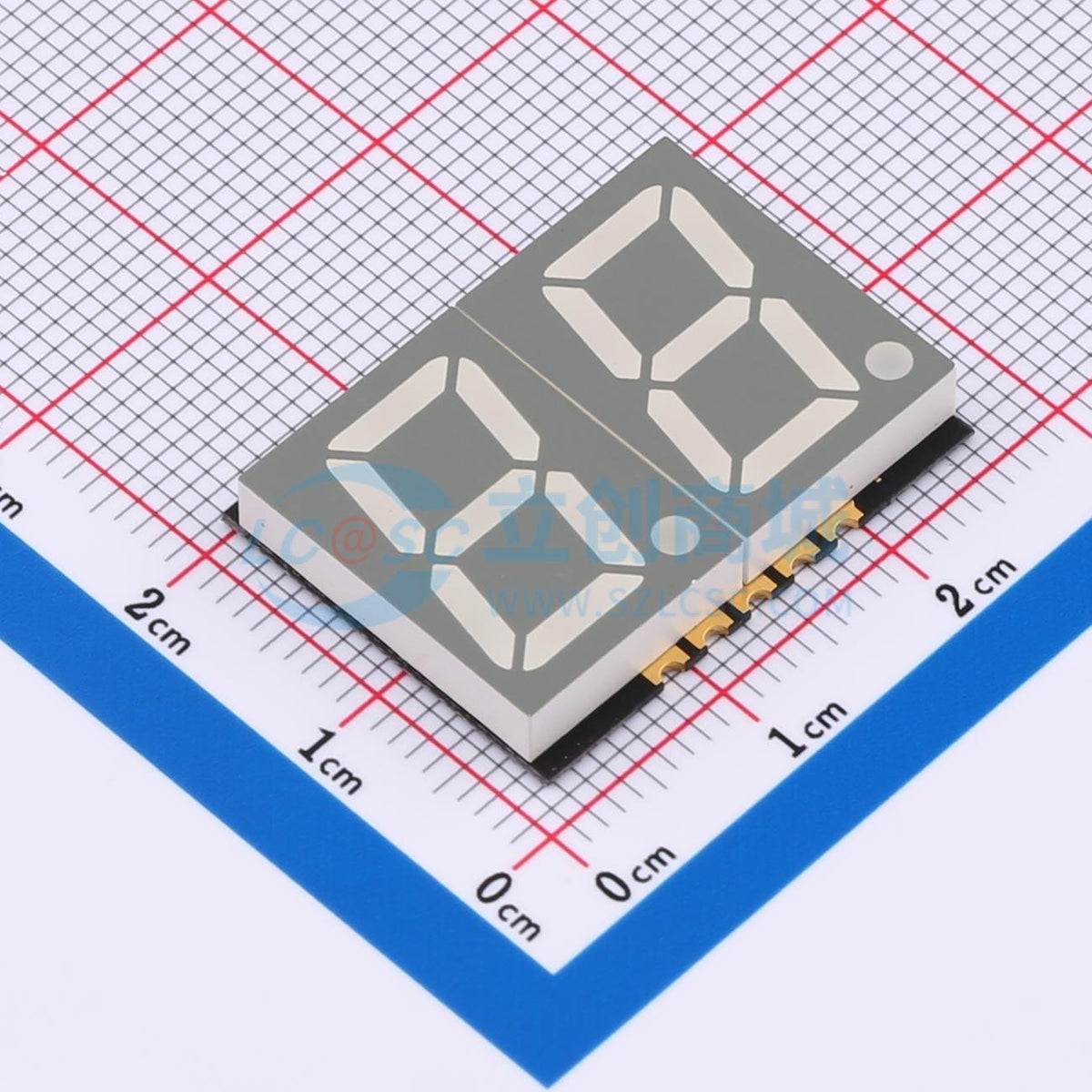 LED 7 đoạn GS5620AG-G Guangcai Display SMD,25.1x19mm - Techcore Việt Nam