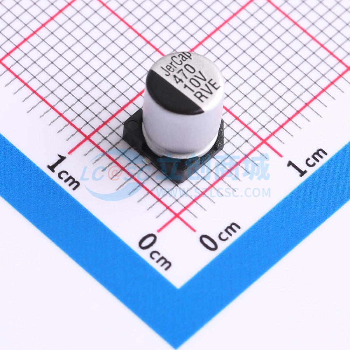 Linh kiện điện tử RVE10V470M6X8 JIERR SMD,D6.3xL7.7mm - Techcore Việt Nam