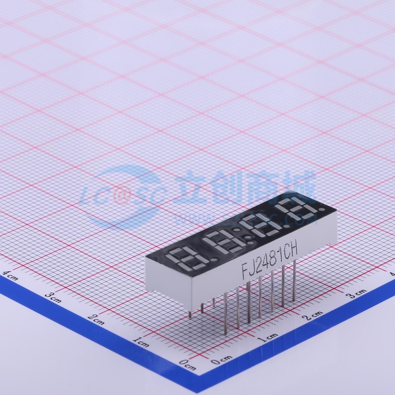 LED 7 đoạn FJ2481CH Cathode chung - Techcore Việt Nam