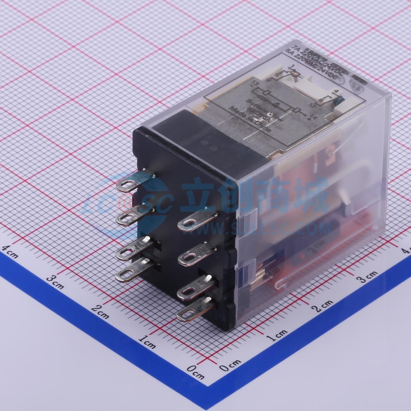 Rơ-le công suất HF18FZ/24-2Z232 HF 24V THT,28x21.5mm - Techcore Việt Nam