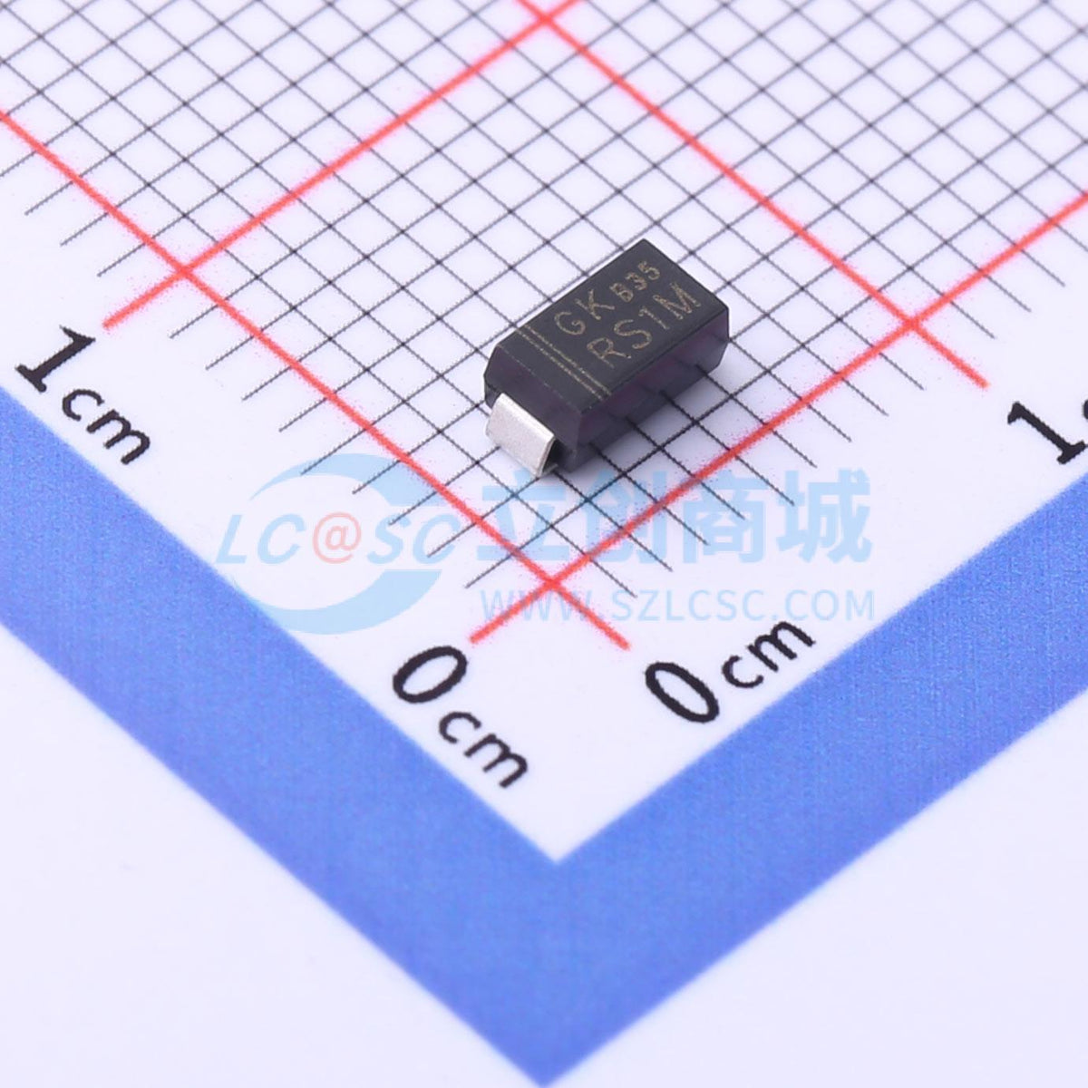 Diode phục hồi nhanh RS1M GOODWORK 1.3V@1A - Techcore Việt Nam
